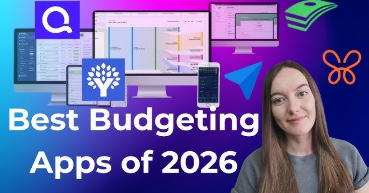 Best budgeting apps for Pakistan 2026 featuring smartphone with PKR currency symbols.